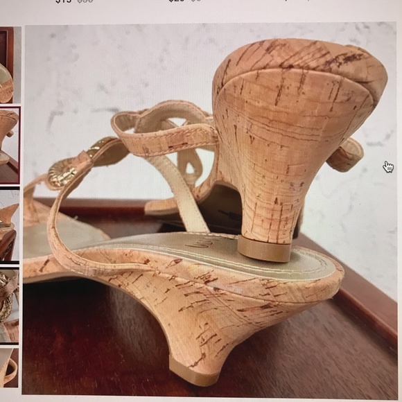 Impo Shoes Impo Sweet Summer Sandals With Cork Kitten Heel Im